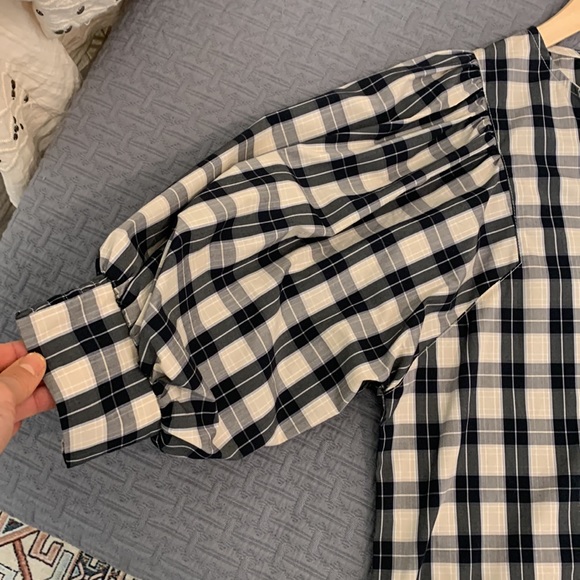 X COMPANY PLAID BLOUSE - Picture 2 of 7